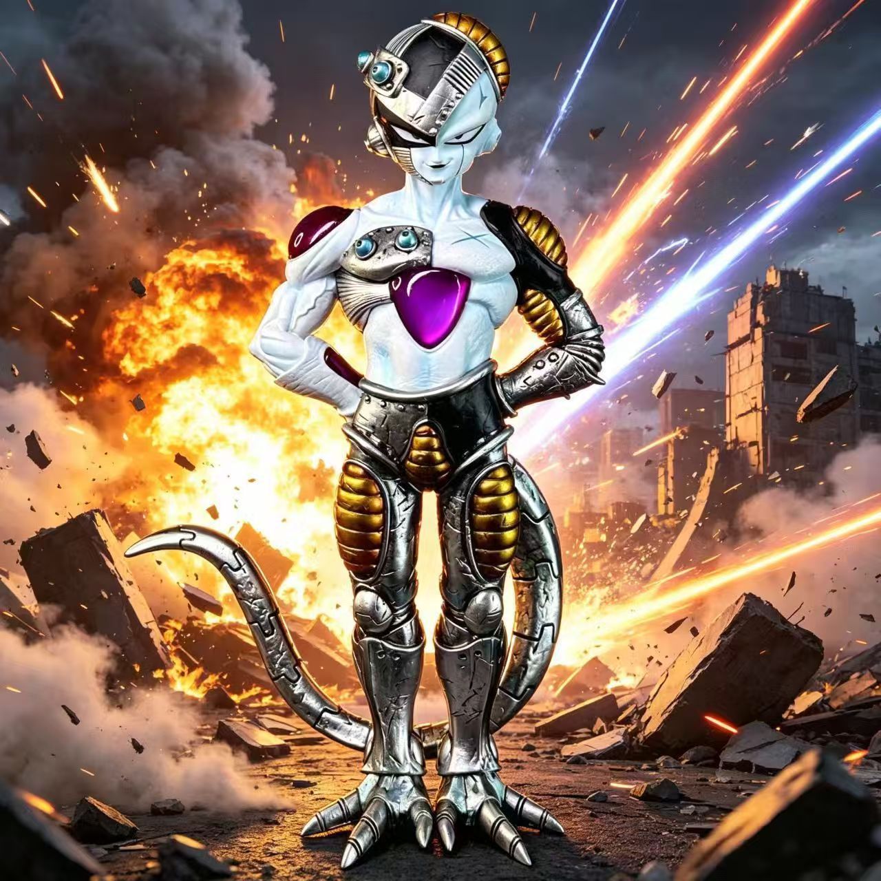 21cm/8.27inch Anime Dragon Bal - огляд і ціна Model Kit Frieza