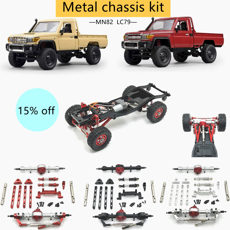 MN82 Modified Chassis Kit, Met - огляд і ціна Model Kit Frame