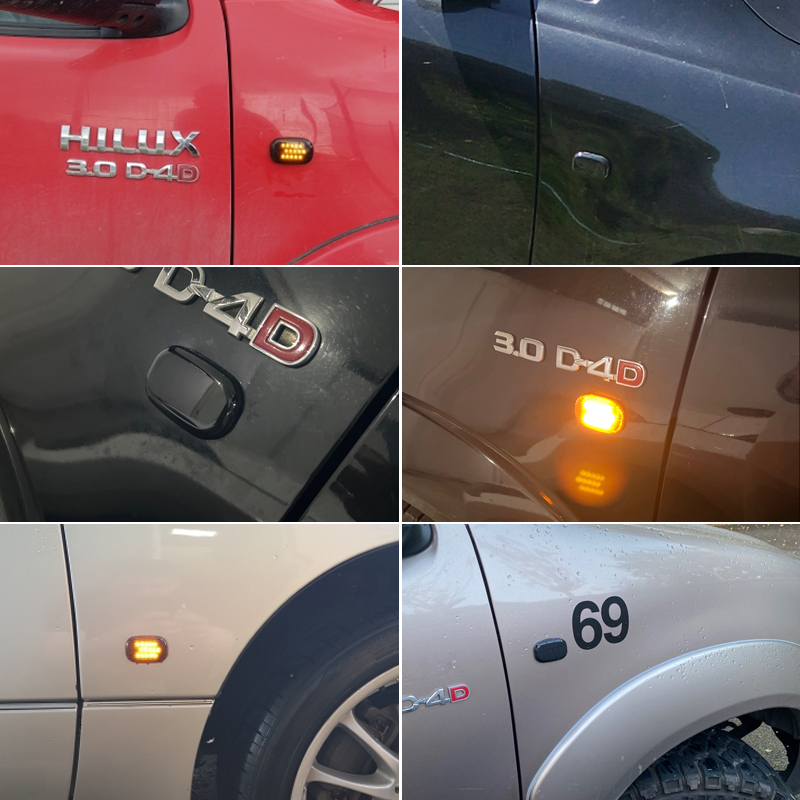 2pcs Dynamic Led Side Marker F - огляд і ціна Panel Line Marker