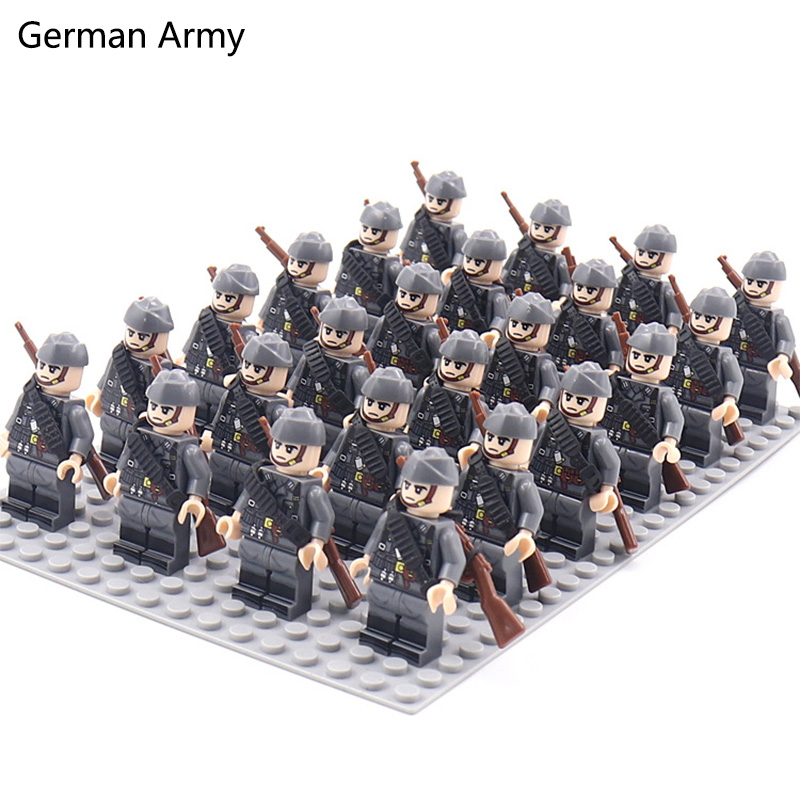 WW2 24pcs/Lot Military Soldier - огляд і ціна Model Kit Ww2