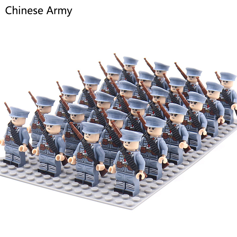 WW2 24pcs/Lot Military Soldier - огляд і ціна Model Kit Ww2