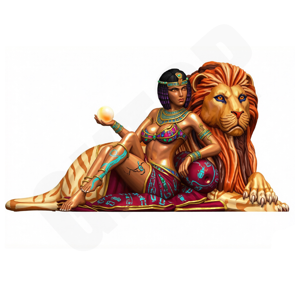 1/24 Ancient Egyptian Lady Lio - огляд і ціна Model Kit Diorama