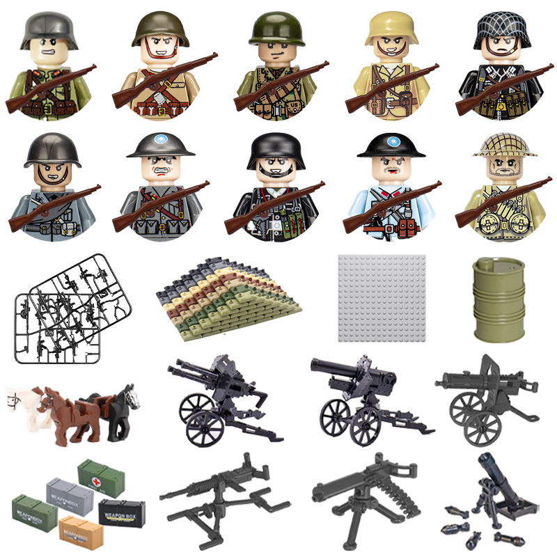 24pcs/batch WW2 Military Chara - огляд і ціна Model Kit Ww2