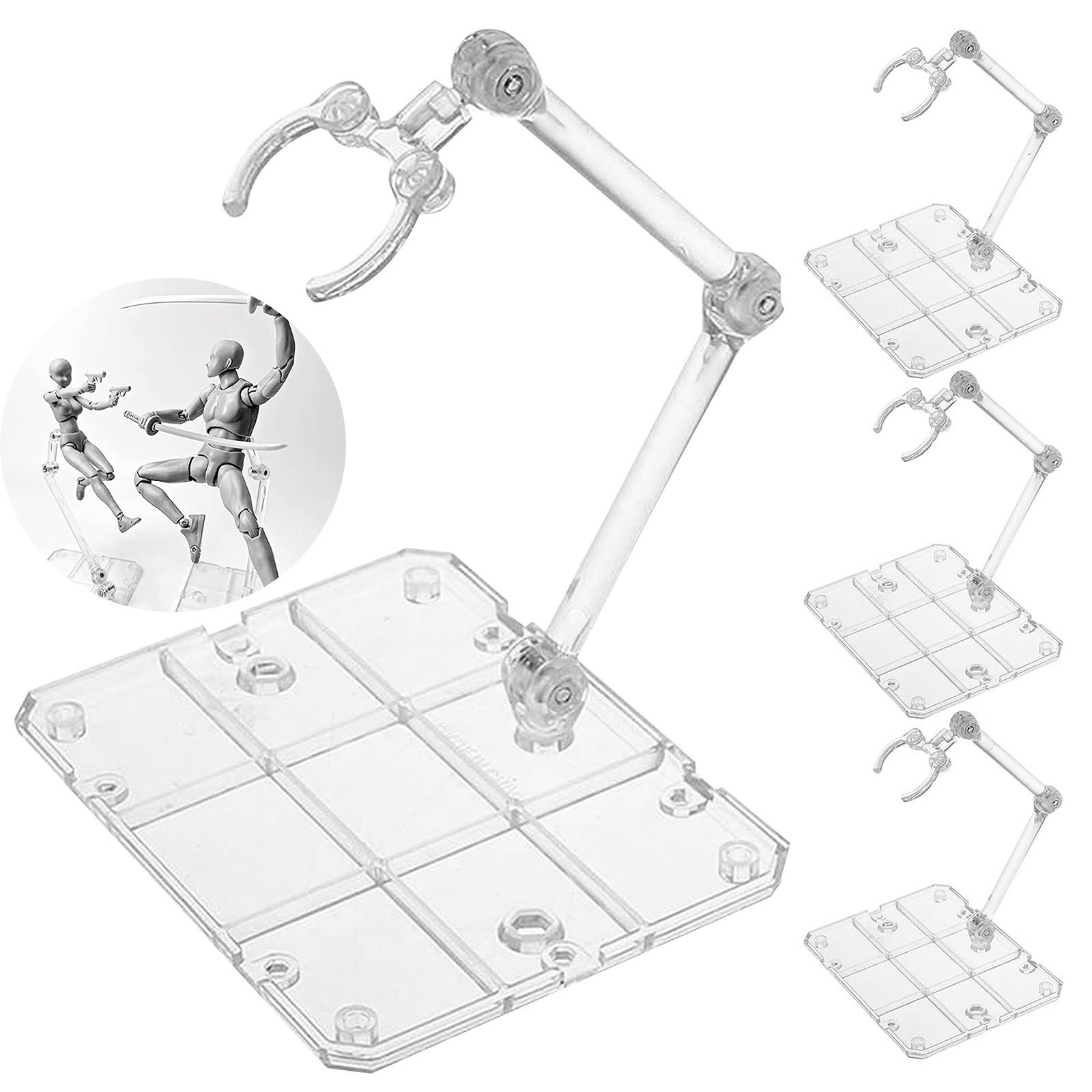 Clear Action Figure Stand,Asse - огляд і ціна Model Kit Eva