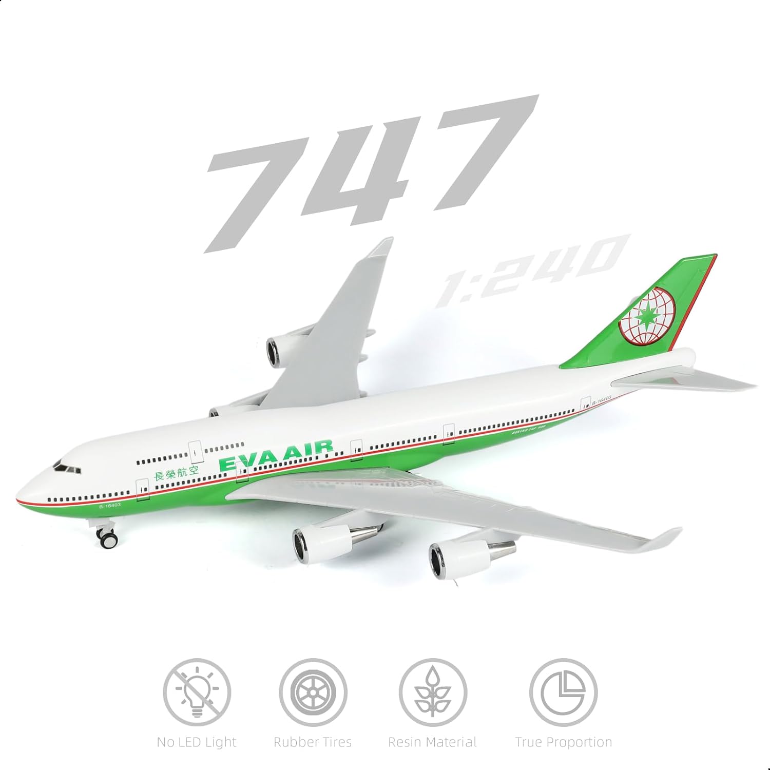 30cm EVA Air 747 Airplane Mode - огляд і ціна Model Kit Eva