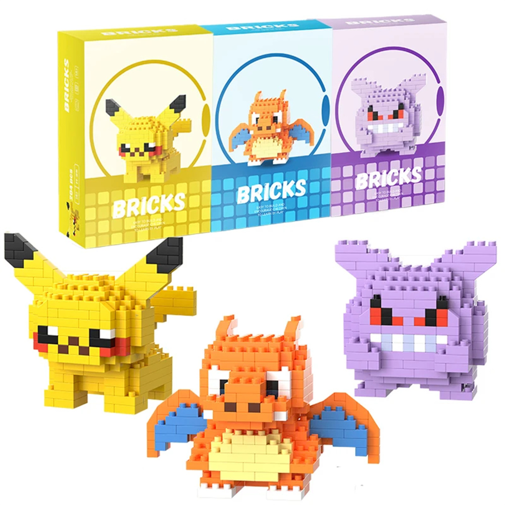 Pokemon Micro Building Blocks  - огляд і ціна Model Kit Simulator