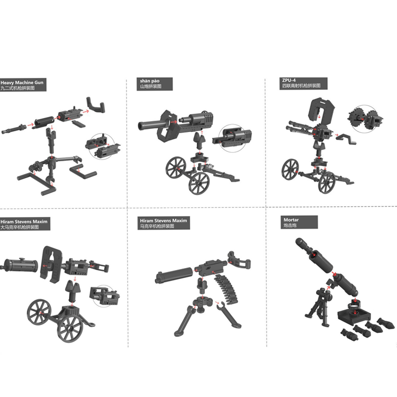 25Pcs/Set World War II Militar - огляд і ціна Model Kit Ww2