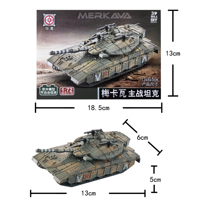 1/72 Israel Merkava Main Battl - огляд і ціна Model Kit Ww2