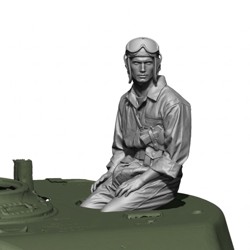 1/16 Scale Die Cast Resin Figu - огляд і ціна Model Kit Ww2